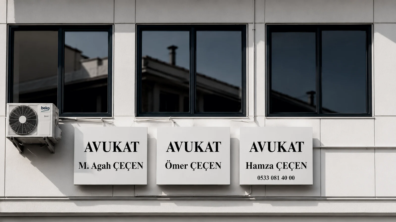 CN Avukatlık Ofisi bina girişi